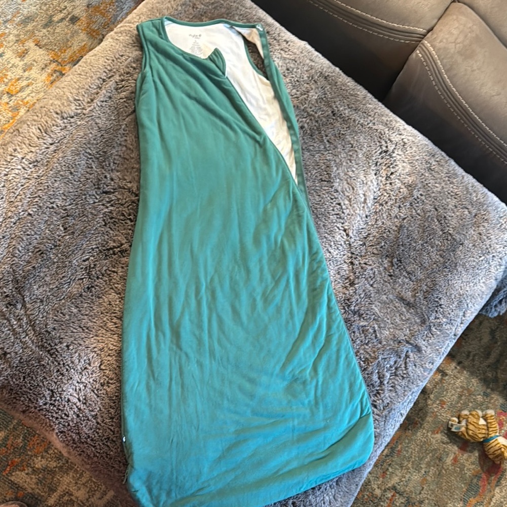 Kyte baby size L, 1.0 tog, Teal Sleeveless